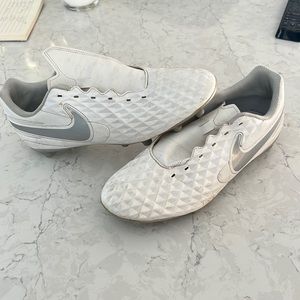 Nike Tiempo Soccer cleats.  Size 7. Worn one season.